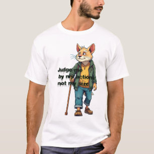 Anthropomorphic Canine Walking Stick T-Shirt