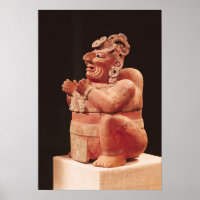 Anthropomorphic censer, from Guatemala