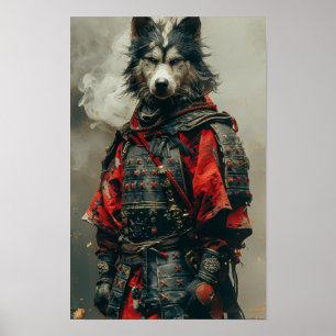 Anthropomorphic Sheepdog Poster - Whimsical Canine