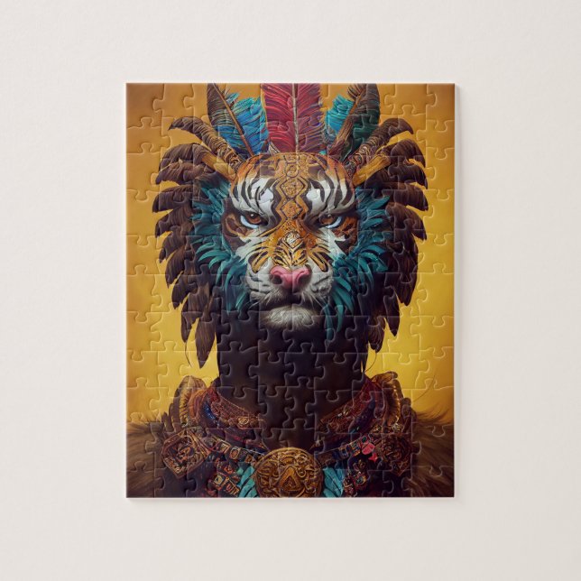 Anthropomorphic Tiger Puzzle (Vertical)