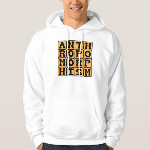 Anthropomorphism, Imbuing Animals With Human Trait Hoodie