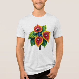 anthurium art van gogh style Tri-Blend shirt