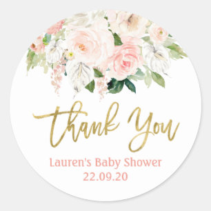 Anthurium floral classic round sticker