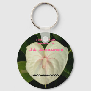 Anthurium Luggage Tags Key Ring