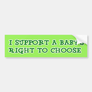 Anti Abortion Bumper Sticker