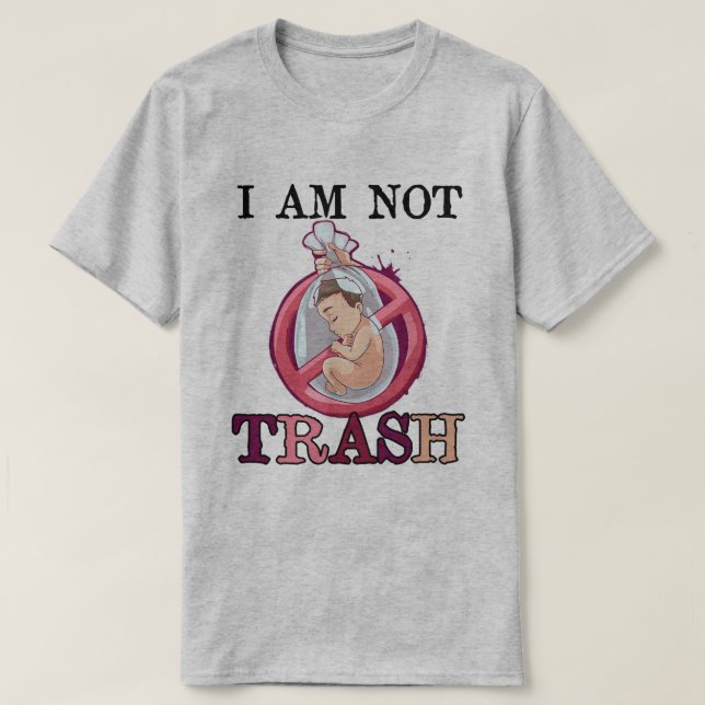 Anti Abortion Pro-Life Choice Stop Unborn Lives T-Shirt (Design Front)