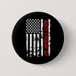 Anti Af Trump, Impeach Trump 6 Cm Round Badge