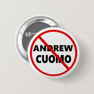 Anti-Andrew Cuomo Bold Print Popular 6 Cm Round Badge