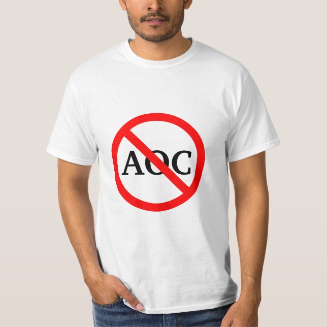 Anti AOC Alexandria Ocasio Cortez T-Shirt (Front)
