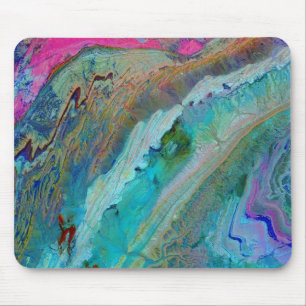 Anti-Atlas Mountains of Morocco - Terra satellite Mouse Pad