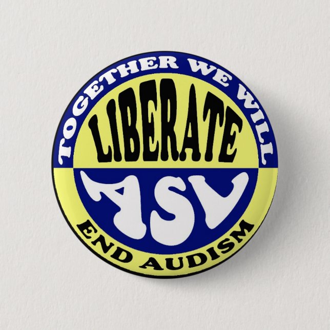 Anti-Audism button (Front)