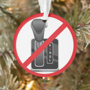 Anti-Automatic – Funny Stick Shift Manual Gearbox  Ornament