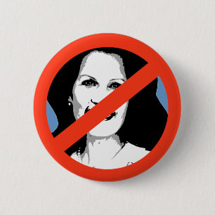 ANTI-BACHMAN: Anti-Michelle Bachman 6 Cm Round Badge