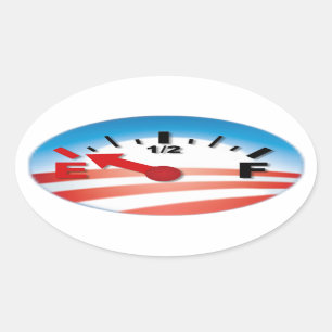 Anti Barack Obama - Empty Oval Sticker