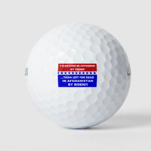 Anti Biden Afghanistan Left For Dead Golf Balls