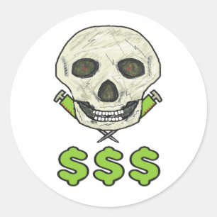 Anti Big Pharma Classic Round Sticker