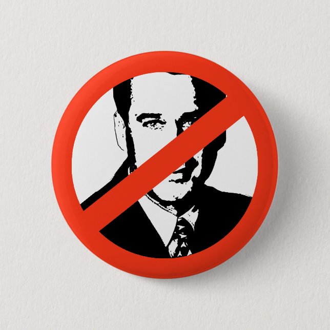ANTI-BOEHNER: Anti-John Boehner 6 Cm Round Badge (Front)