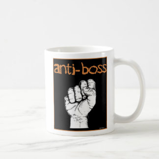 Anti Boss no slave wage raised fist rights labour Coffee Mug