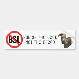 Anti-BSL Bumpersticker Bumper Sticker