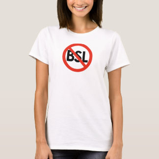 Anti BSL Tshirt : Punish the deed, not the breed.