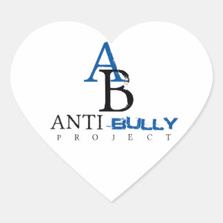 Anti-Bully Project items to promote Anti-Bully Heart Sticker