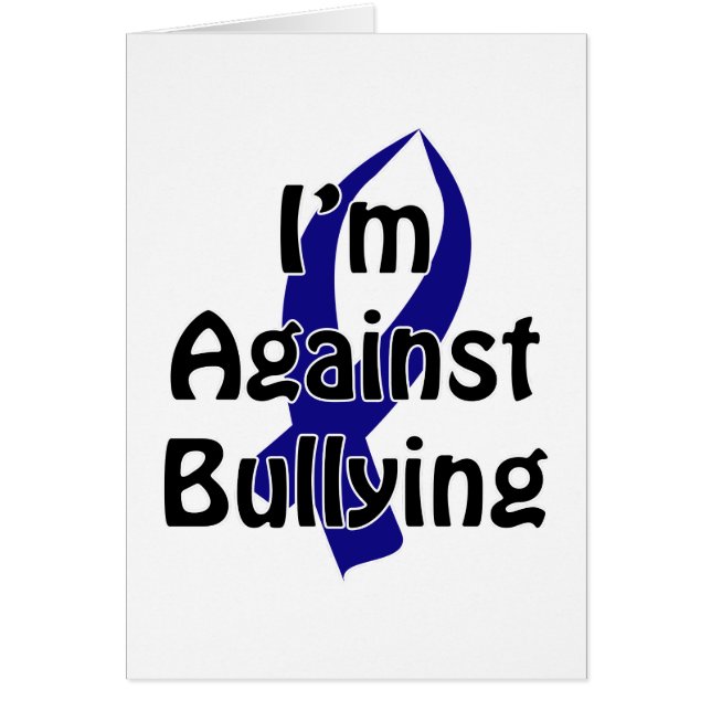 Anti-Bullying Blue Ribbon (Front)