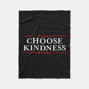 Anti-bullying Make America Choose Kindness Fleece Blanket