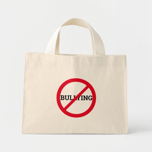 Anti Bullying Mini Tote Bag (Front)