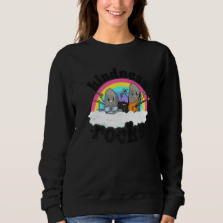 Anti-Bullying Rainbow Hippie Music Teacher Kindnes Sweatshirt