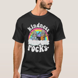 Anti Bullying Rainbow Hippie Music Teacher Kindnes T-Shirt