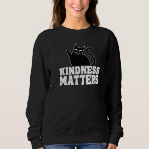 Anti Bullying Rainbow Sped Teacher Cat Kindness Ma Sweatshirt