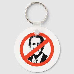 ANTI-BUSH - ANTI-George W Bush Key Ring