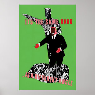Anti-Capitalist Poster It is the same hand at a