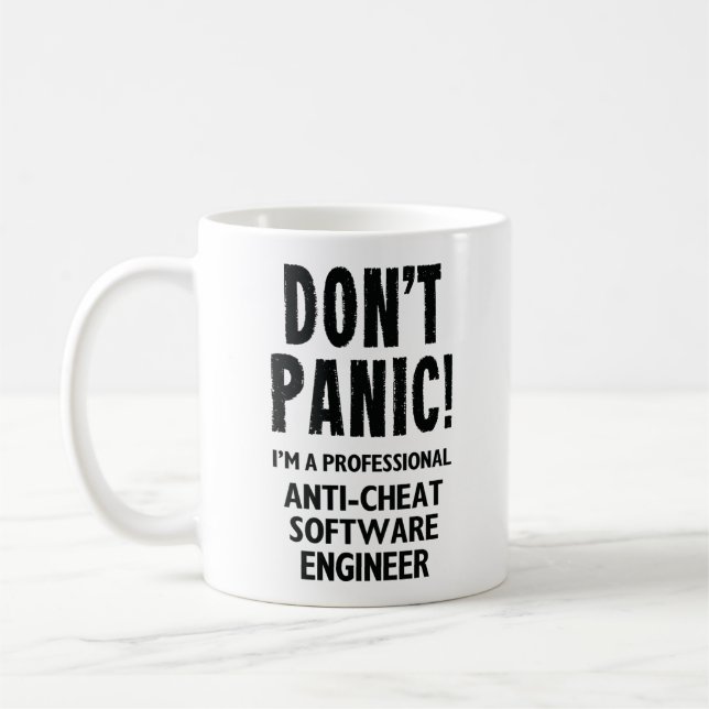 Anti-Cheat Software Engineer Coffee Mug (Left)