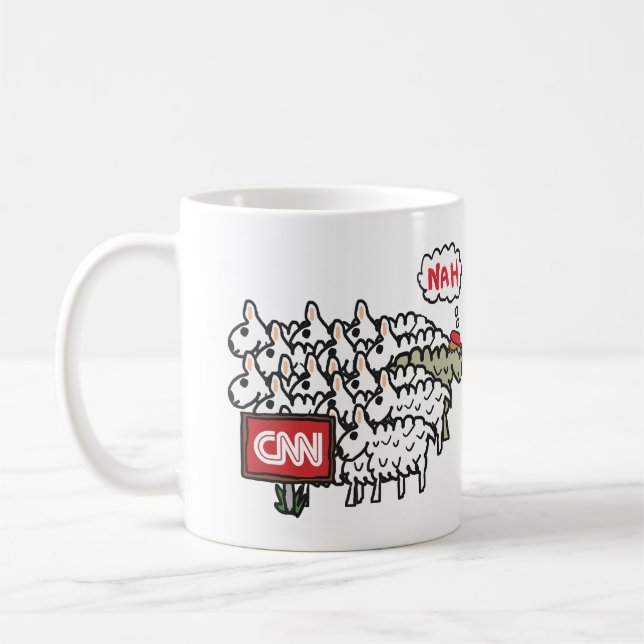 Anti CNN Coffee Mug (Left)