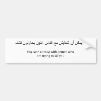 Anti-Coexist Bumper Sticker