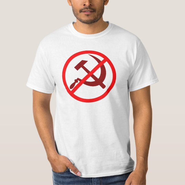 Anti-Communism NO TO COMMUNISM T-Shirt (Front)