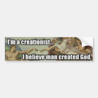 Anti Creationist Bumper Sticker