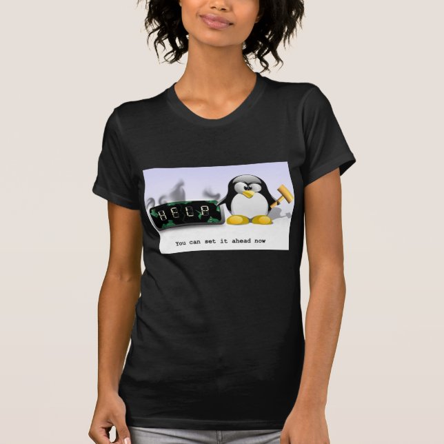 Anti-Daylight Saving Time T-shirt (Front)