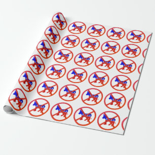 Anti-Democrat popular political Wrapping Paper