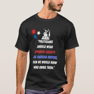 Anti Democrat Republican Politicians Congress Men  T-Shirt