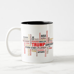 Anti Donald Trump 2020 Two-Tone Coffee Mug