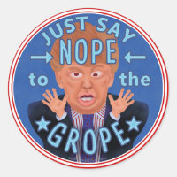 Anti Donald Trump 2024 Election Nope to the Grope