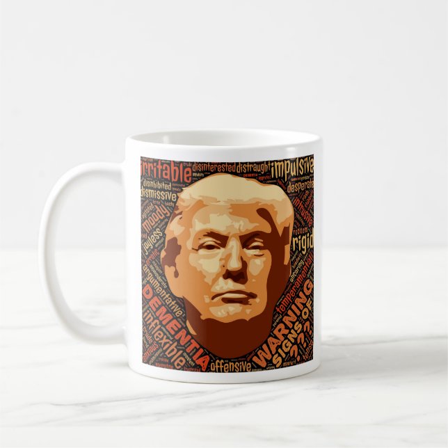 Anti Donald Trump Not My President Political Coffee Mug (Left)