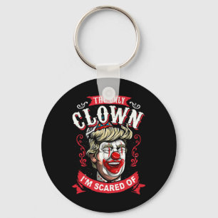 Anti Donald Trump T Shirt Funny Clown Resist Men W Key Ring