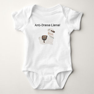 Anti-Drama Llama Baby Bodysuit