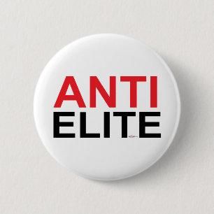 Anti Elite 6 Cm Round Badge