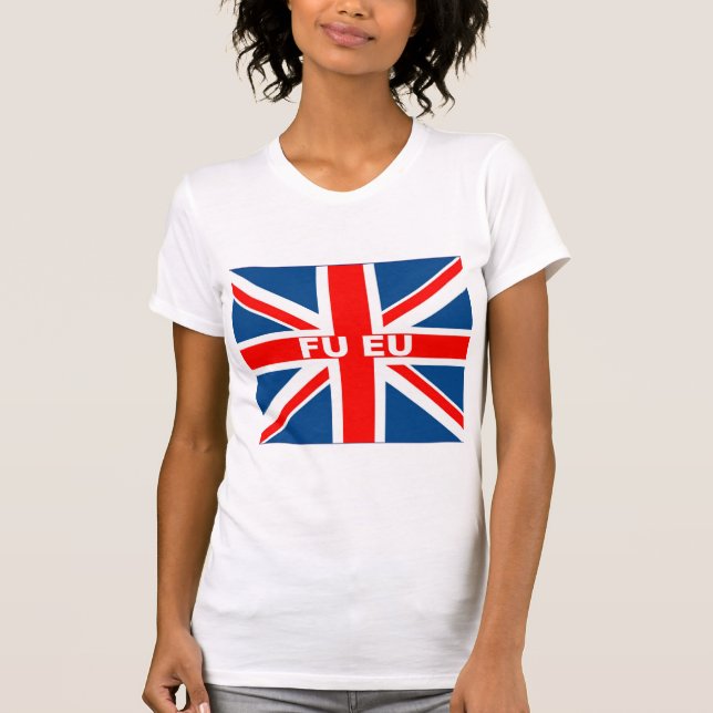 Anti EU British flag T-Shirt (Front)