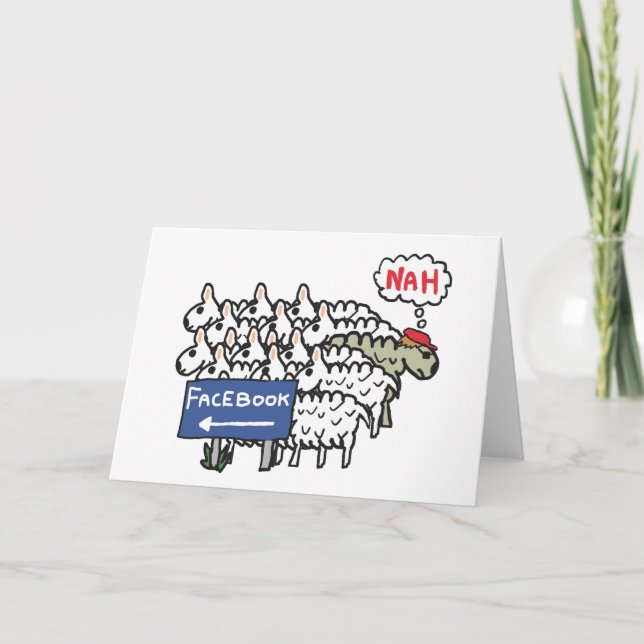 Anti Facebook Card (Front)