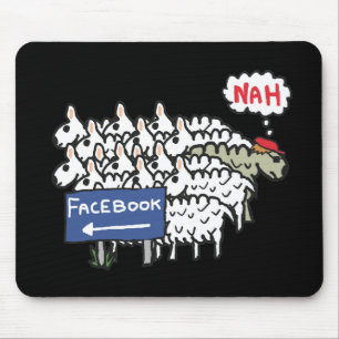 Anti Facebook Mouse Pad